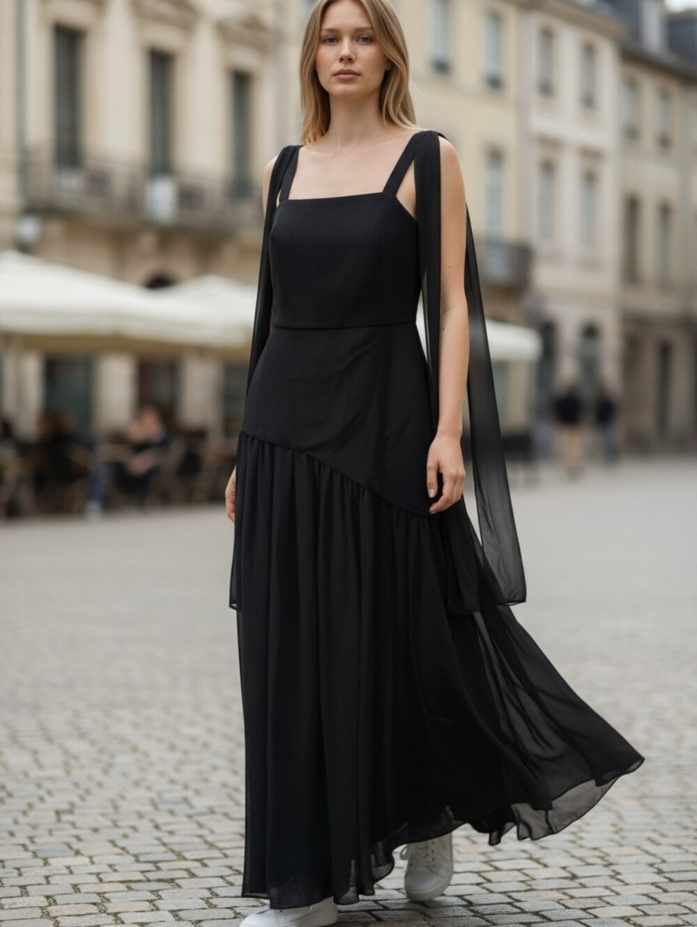 Chic Strapless Black Dress